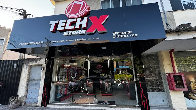Fachada da TechX Store em Araruama